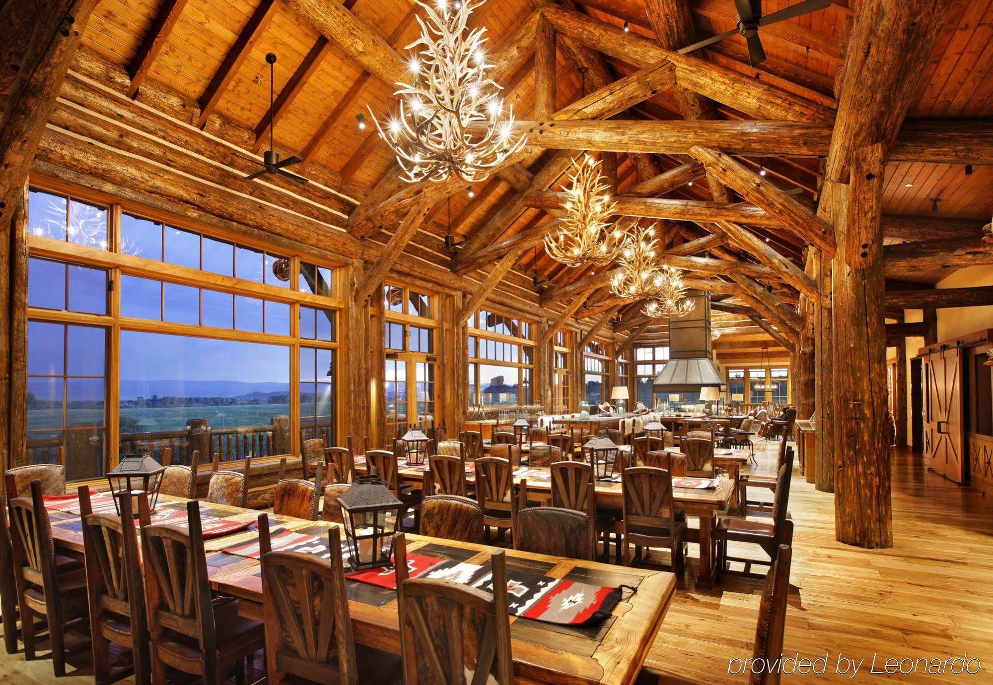 The Lodge & Spa At Brush Creek Ranch Saratoga レストラン 写真